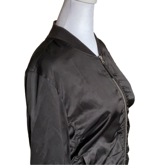 Lucky Brand Ruched Bomber Jacket - Picture 5 of 13